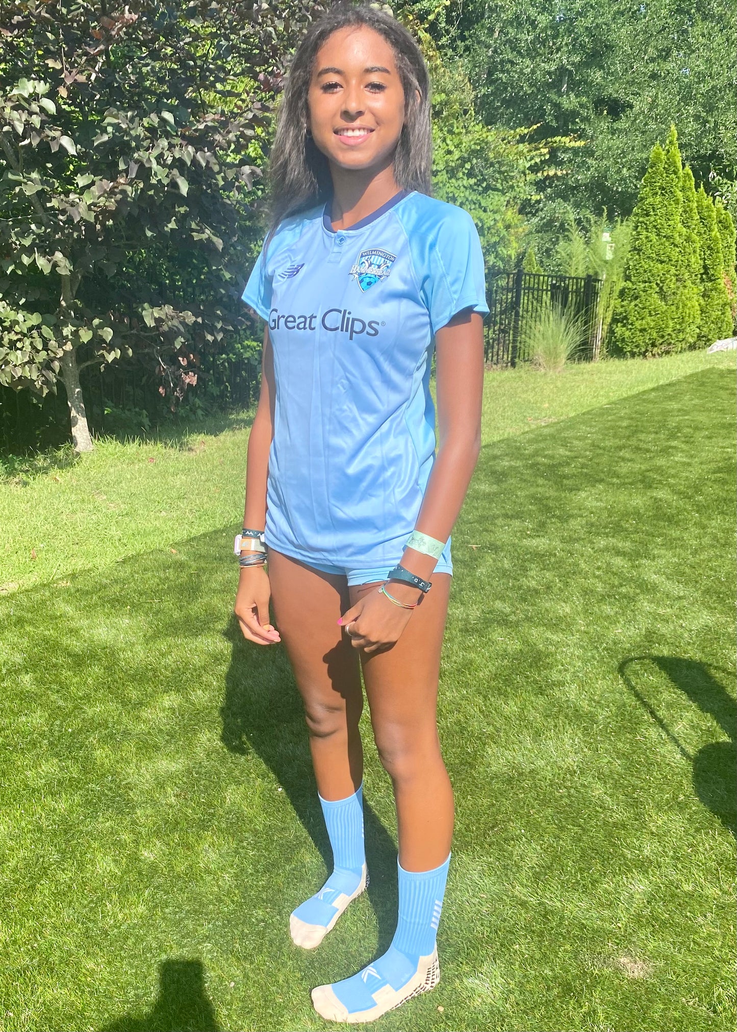 Ankle-Length Soccer Grip Socks (2x Pairs): Hammerheads Home + Away